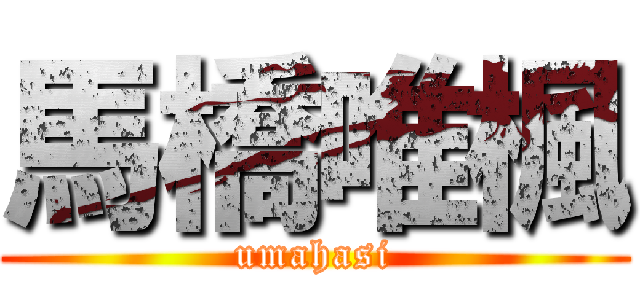 馬橋唯楓 (umahasi)
