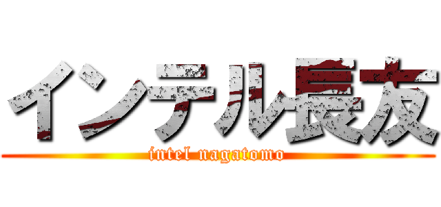 インテル長友 (intel nagatomo)