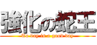 強化の蛇王 (To day is a good day)
