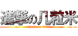 進撃の几粒米 (attack on titan)