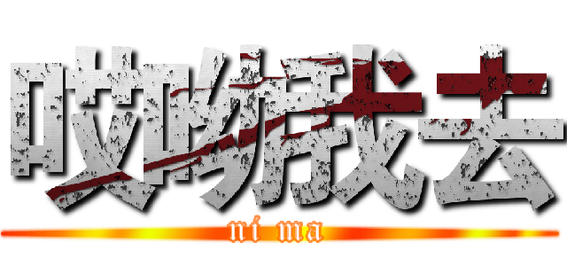哎呦我去 (ni ma)