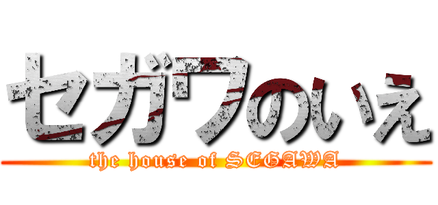 セガワのいえ (the house of SEGAWA)