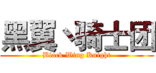 黑翼丶骑士团 (Black Wing Knight)