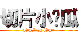 切片小黃瓜 (attack on titan)