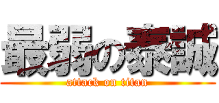 最弱の泰誠 (attack on titan)