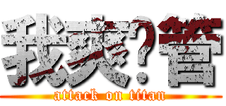 我爽妳管 (attack on titan)