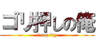 ゴリ押しの俺 (i can fry)