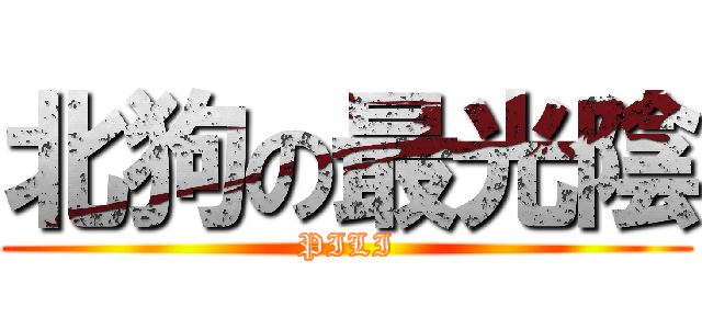 北狗の最光陰 (PILI)