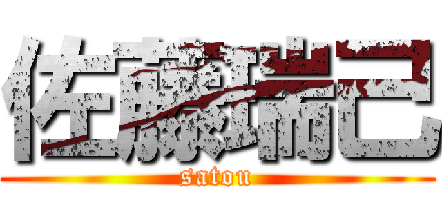 佐藤瑞己 (satou)