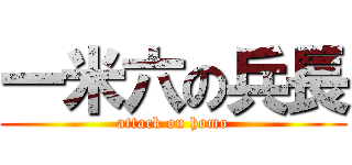 一米六の兵長 (attack on homo)