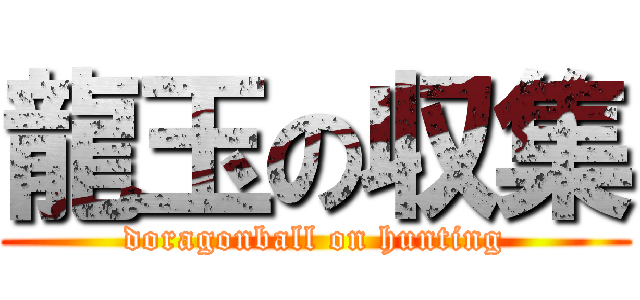 龍玉の収集 (doragonball on hunting)