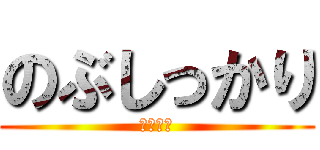 のぶしっかり (あはーん)