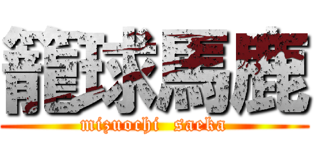籠球馬鹿 (mizuochi  saeka)