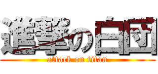 進撃の白団 (attack on titan)