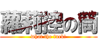 蘿莉控の筒 (what the fuck!)