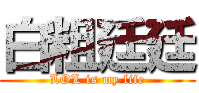 白粗廷廷 (LOL is my life)