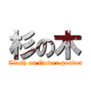 杉の木 ( Clash on flower pouder)