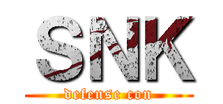 ＳＮＫ (defense con)