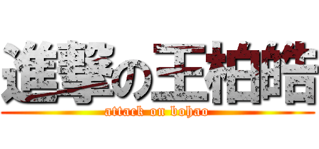 進撃の王柏皓 (attack on bohao)