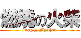 燃燒の火柴 (burn to Matches)