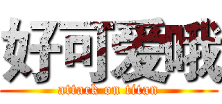 好可爱哦 (attack on titan)