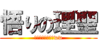 悟りの理聖 (おおーじゃねぇかww)