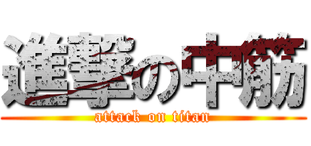 進撃の中筋 (attack on titan)