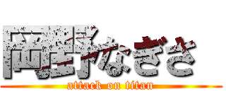 岡野なぎさ  (attack on titan)