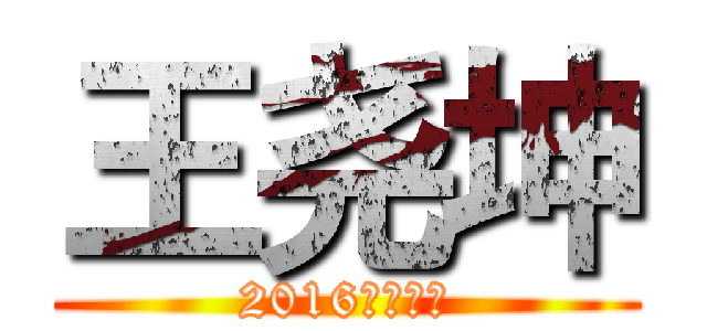 王尧坤 (2016继续努力)