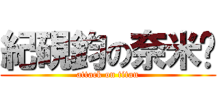 紀硯鈞の奈米屌 (attack on titan)