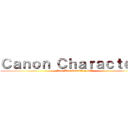 Ｃａｎｏｎ Ｃｈａｒａｃｔｅｒｓ (Aot: The Rumbling RP)