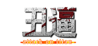 丑逼 (attack on titan)