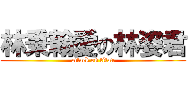 林秉翰愛の林姿君 (attack on titan)