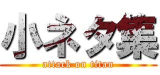 小ネタ集 (attack on titan)