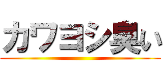 カワヨシ臭い ()