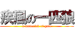 疾風の一匹狼 (a maverick of gale)