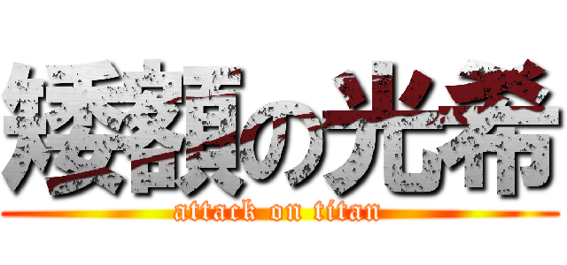 矮額の光希 (attack on titan)