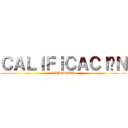 ＣＡＬＩＦＩＣＡＣＩÓＮ (ESPERADA)