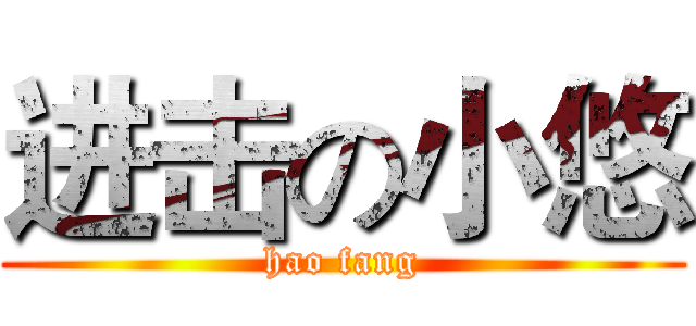 进击の小悠 (hao fang)