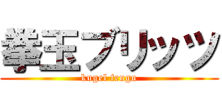 拳玉ブリッツ (kugel fengu)