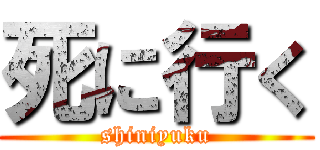 死に行く (shiniyuku)