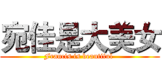 宛佳是大美女 (Francis is beautiful )