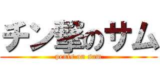 チン撃のサム (penis on sam)