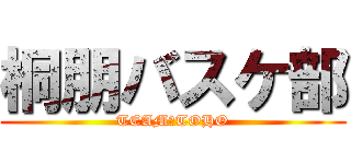 桐朋バスケ部 (TEAM　TOHO)