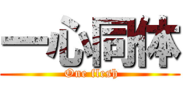 一心同体 ( One flesh)
