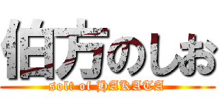 伯方のしお (solt of HAKATA)