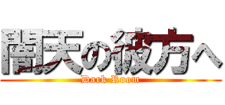 闇天の彼方へ (Dark Room)