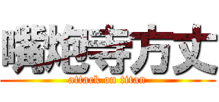 嘴炮寺方丈 (attack on titan)