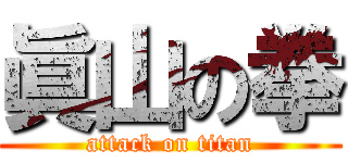 眞山の拳 (attack on titan)