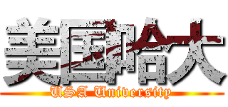 美国哈大 (USA University)